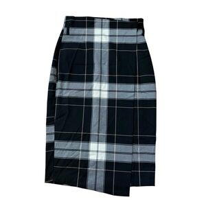 H&M Plaid Wrapped Skirt Size 6